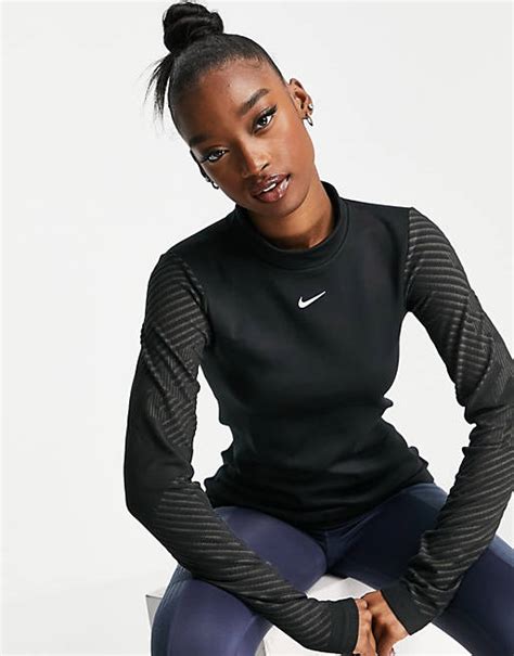 nike training therma langärmliges oberteil damen|Damen Therma.